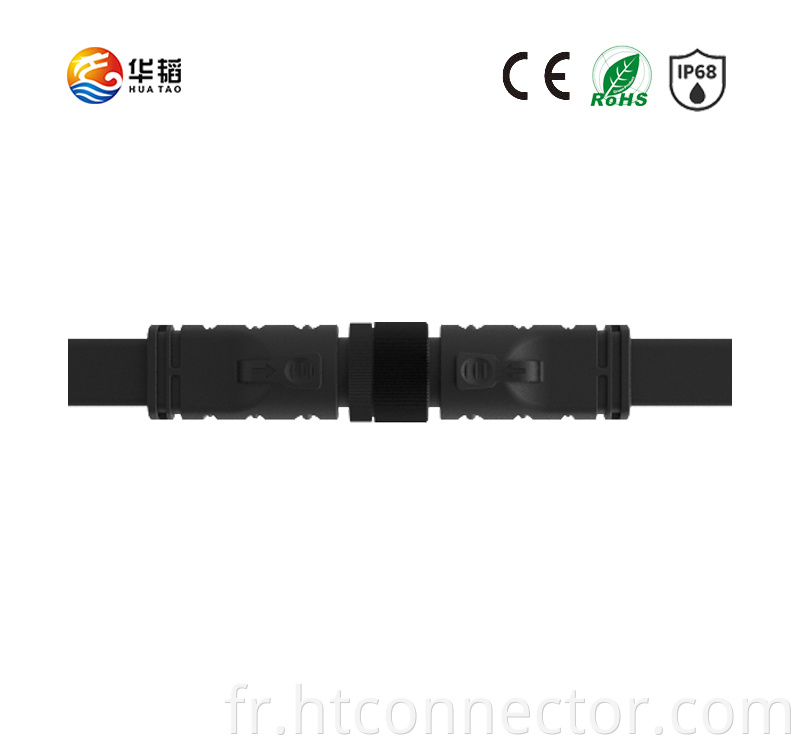 Waterproof connector metal nut